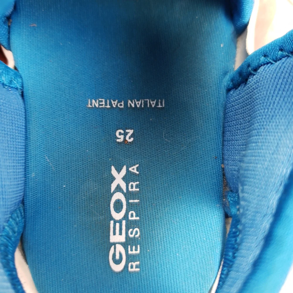 Geox Blue and Navy Kids' Mesh Sandal Sneakers